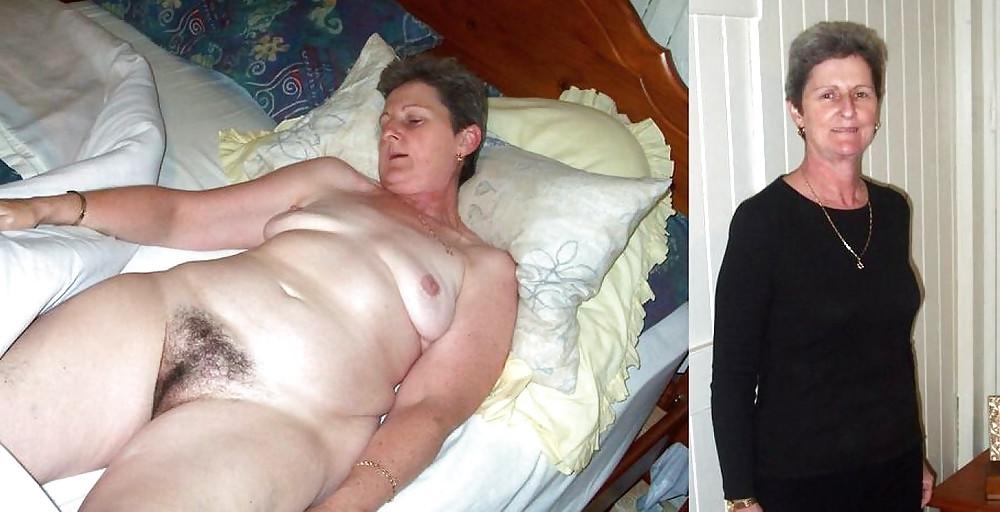 22P With and without clothes - mature ladies.