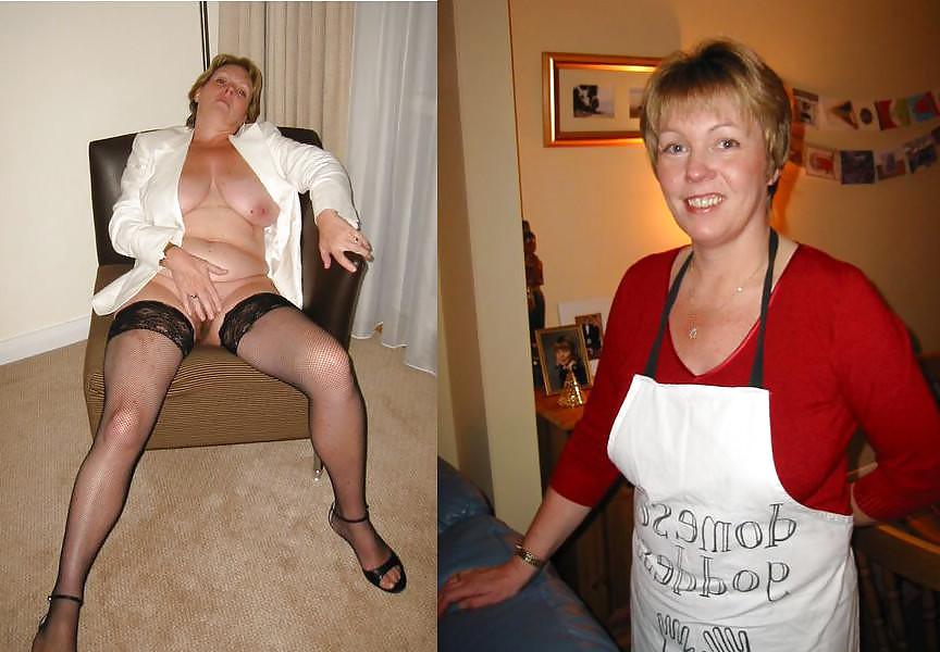 22P With and without clothes - mature ladies.