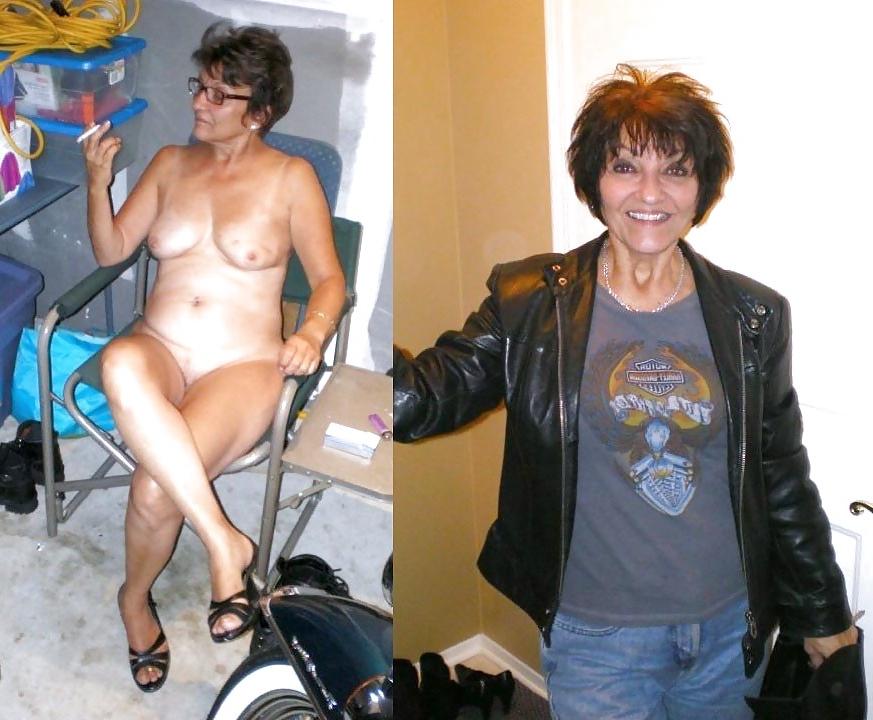 22P With and without clothes - mature ladies.