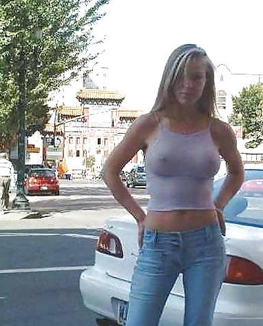 7P Through clothing out door