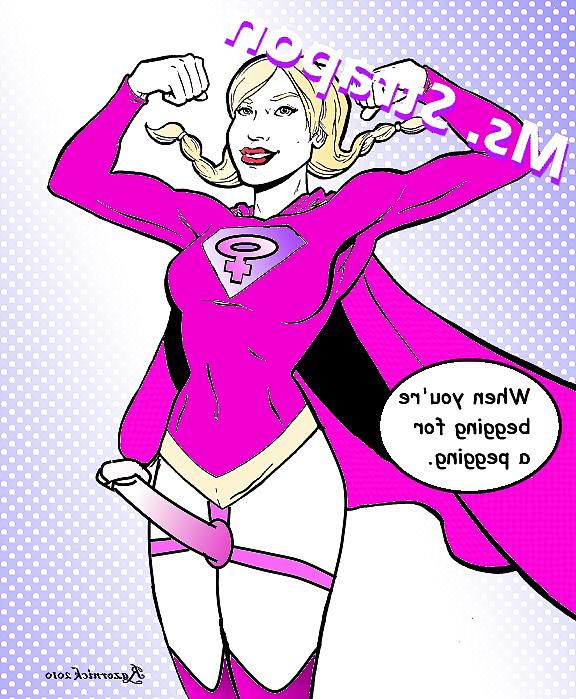 20P Cartoons Comic Pictures of Super-Heroines dom&sub