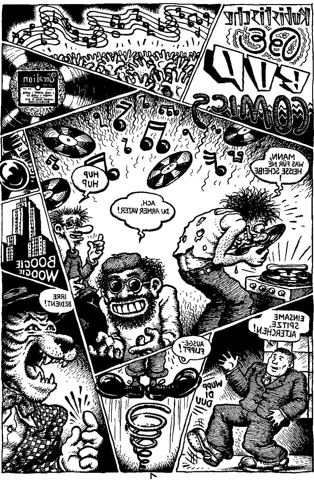 8P Crumb kubistic comic by jedman