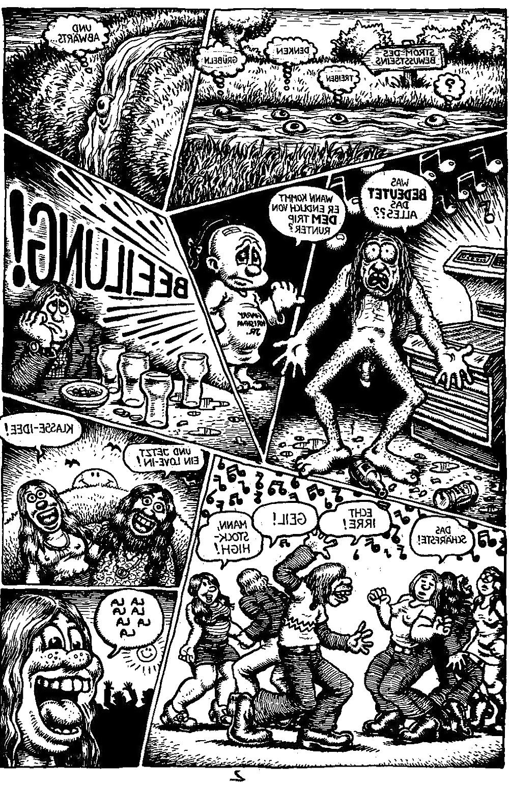 8P Crumb kubistic comic by jedman