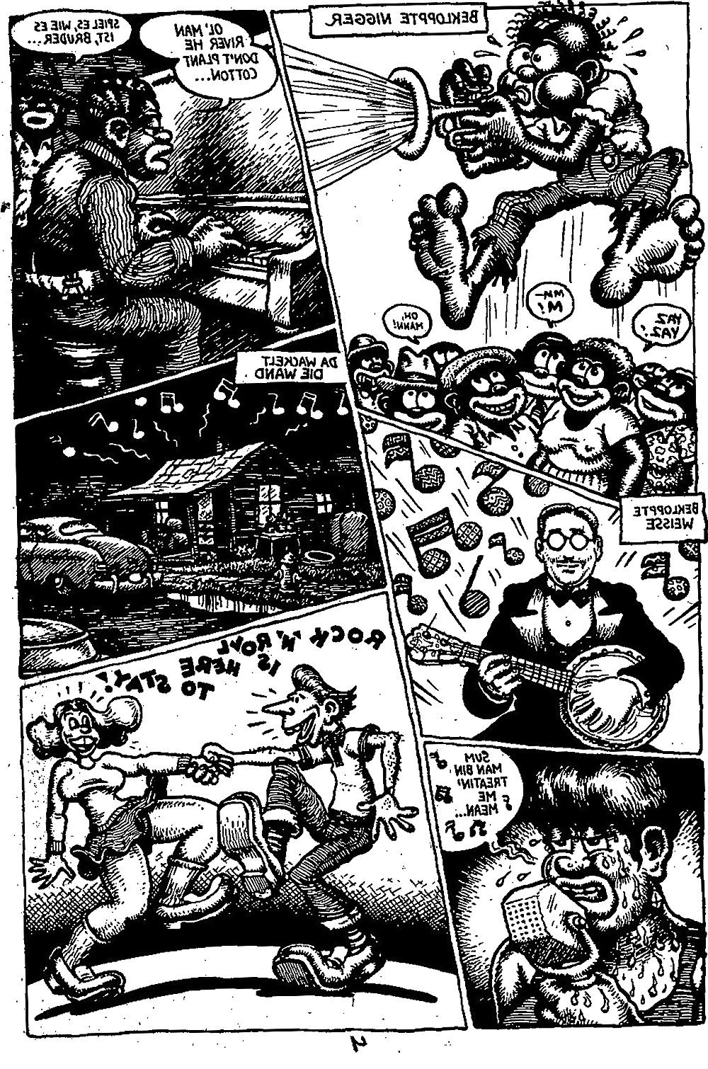 8P Crumb kubistic comic by jedman
