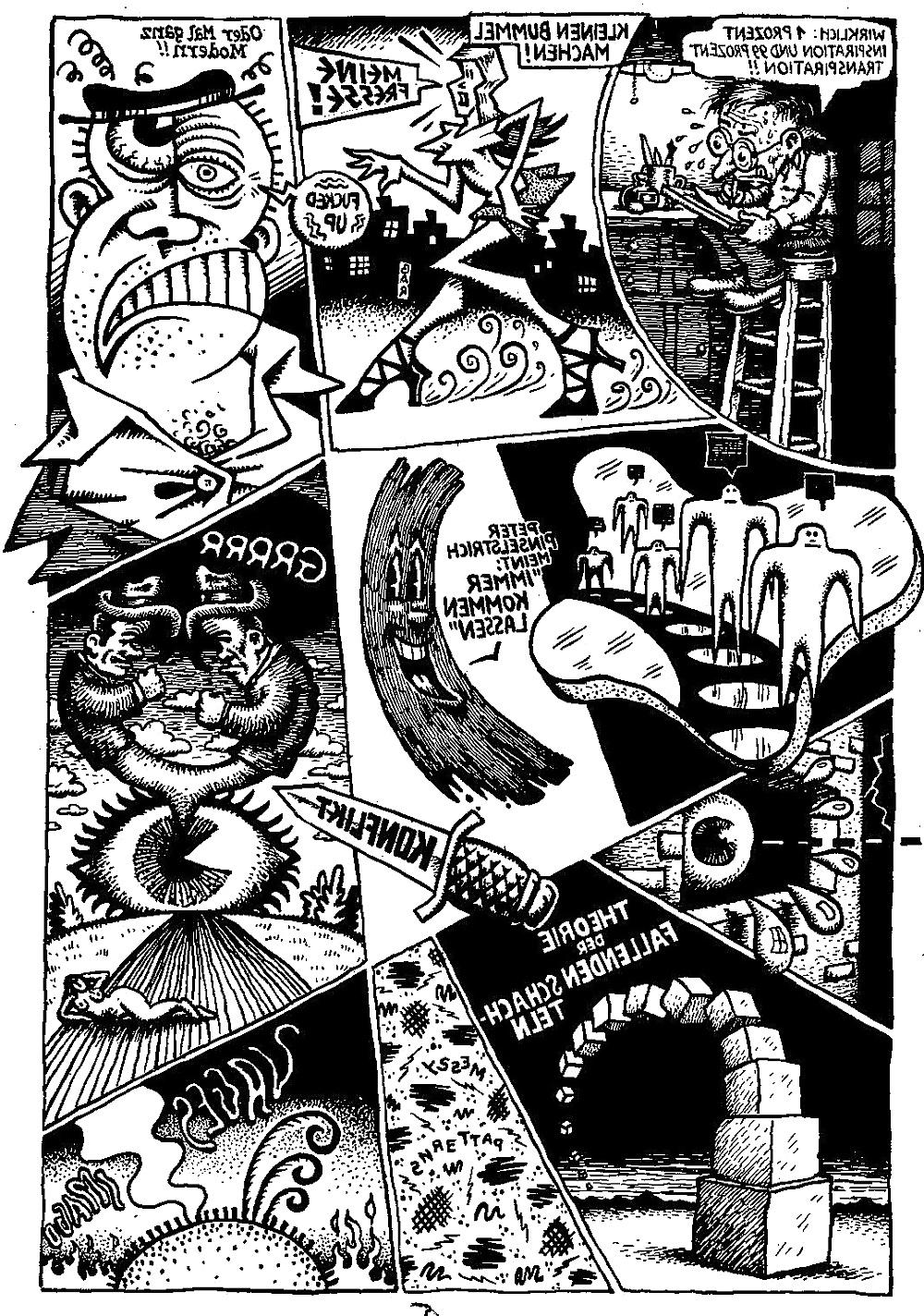 8P Crumb kubistic comic by jedman