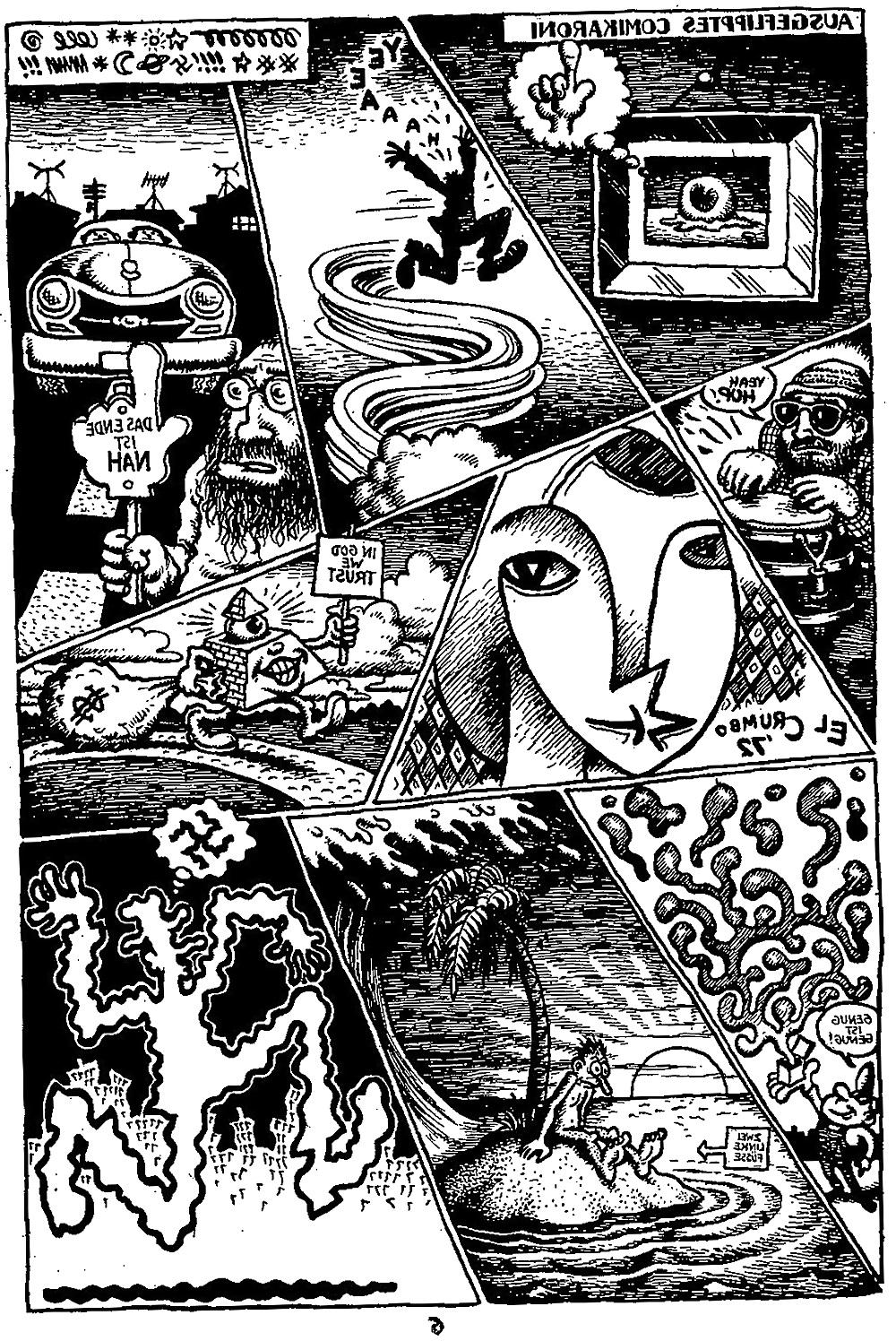 8P Crumb kubistic comic by jedman