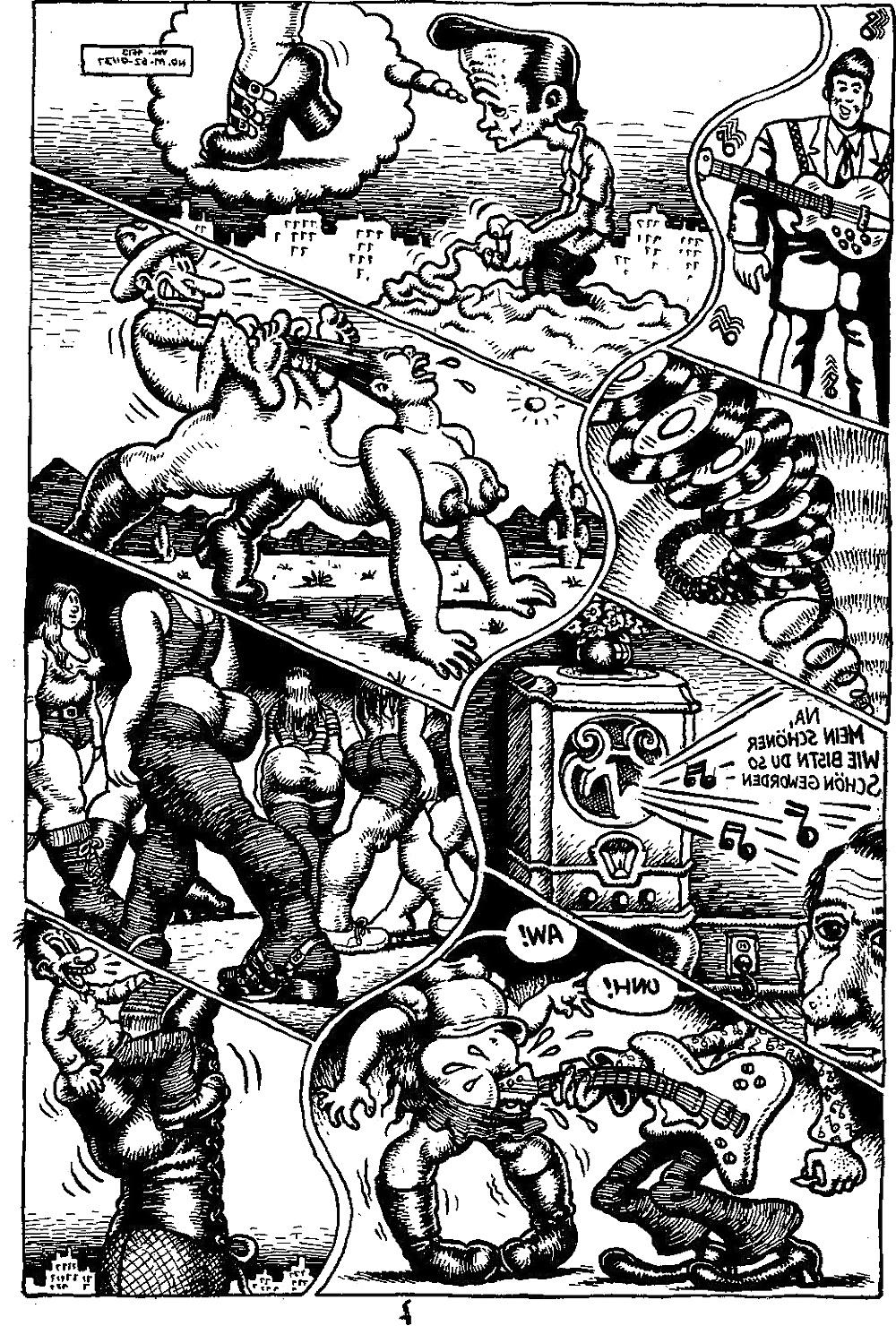 8P Crumb kubistic comic by jedman