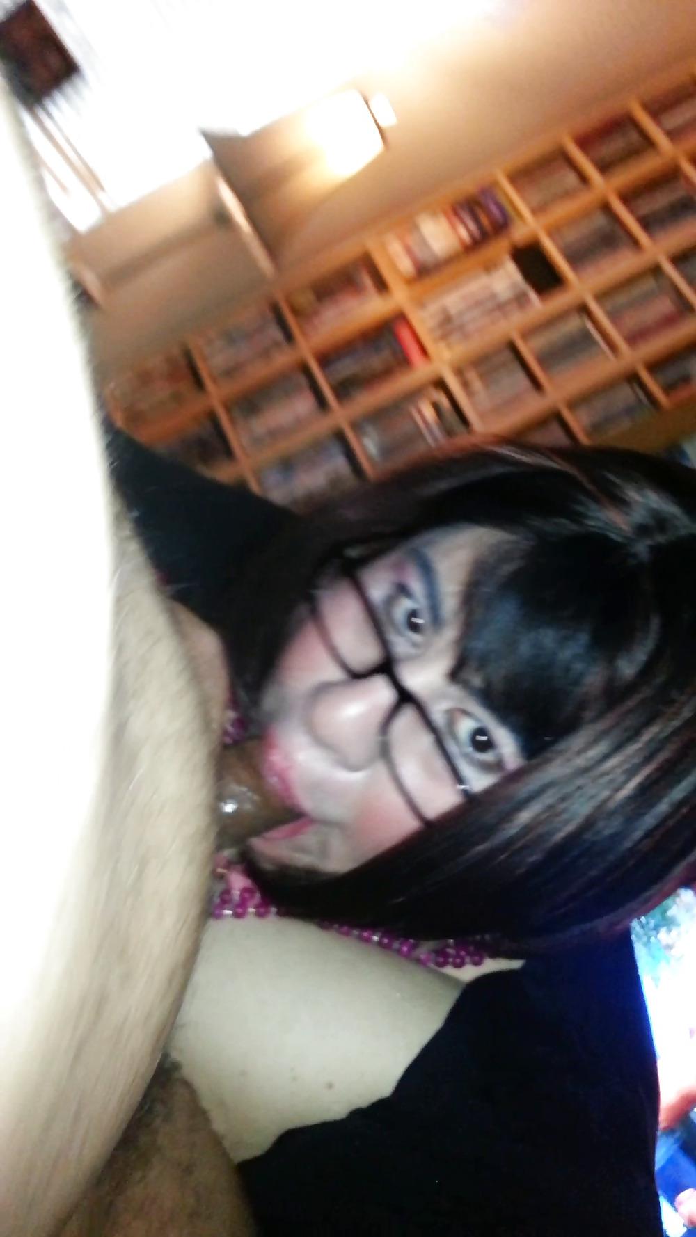 12P Librarian look
