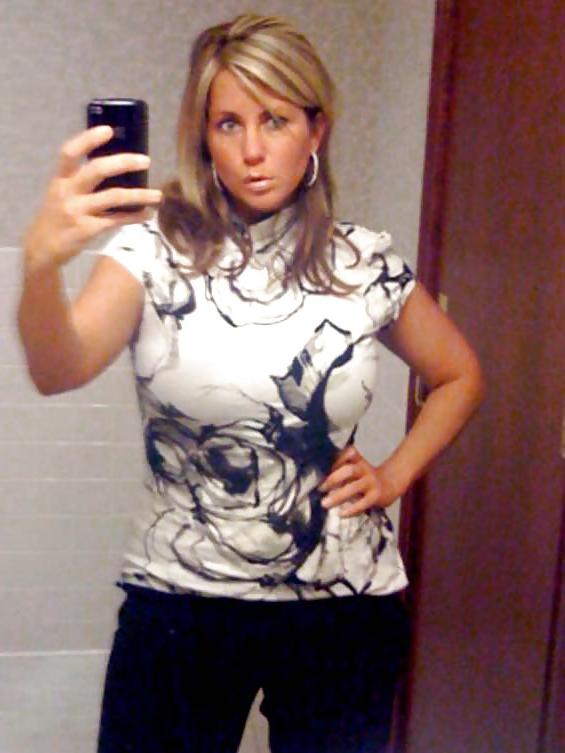 5P Busty Brunette Self Pics