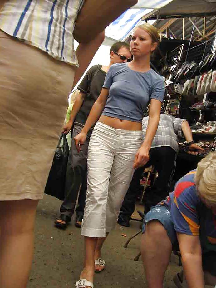14P The Beauty of Braless See Through