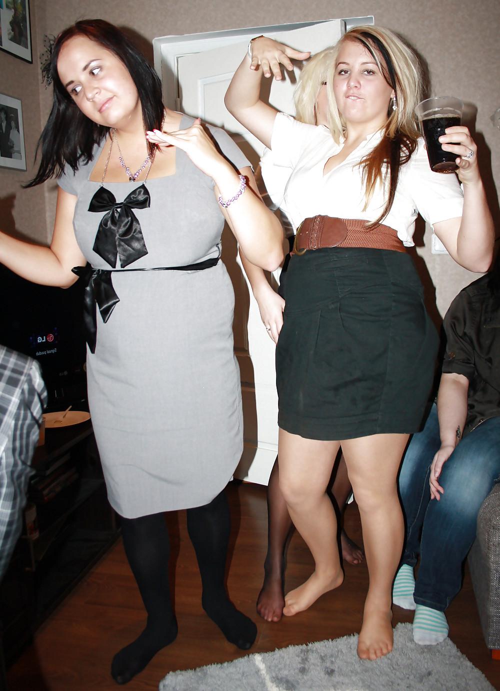 7P A few happy party ladies