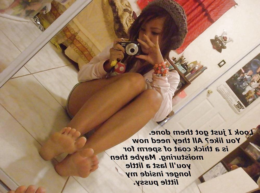 10P Foot Fetish Captions