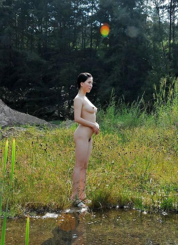 12P The Beauty of Korean Nice Tits in Nature