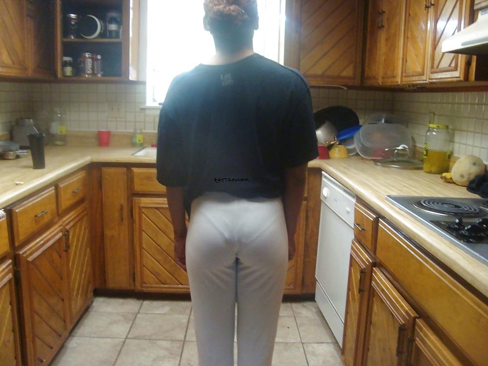 8P Real Wife See Thru Pantie Lines Pt.2