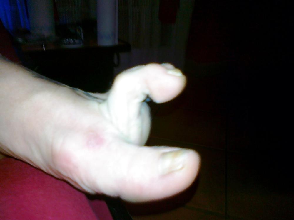 10P Karina 's Feet - Foot model spreads long flexible toes