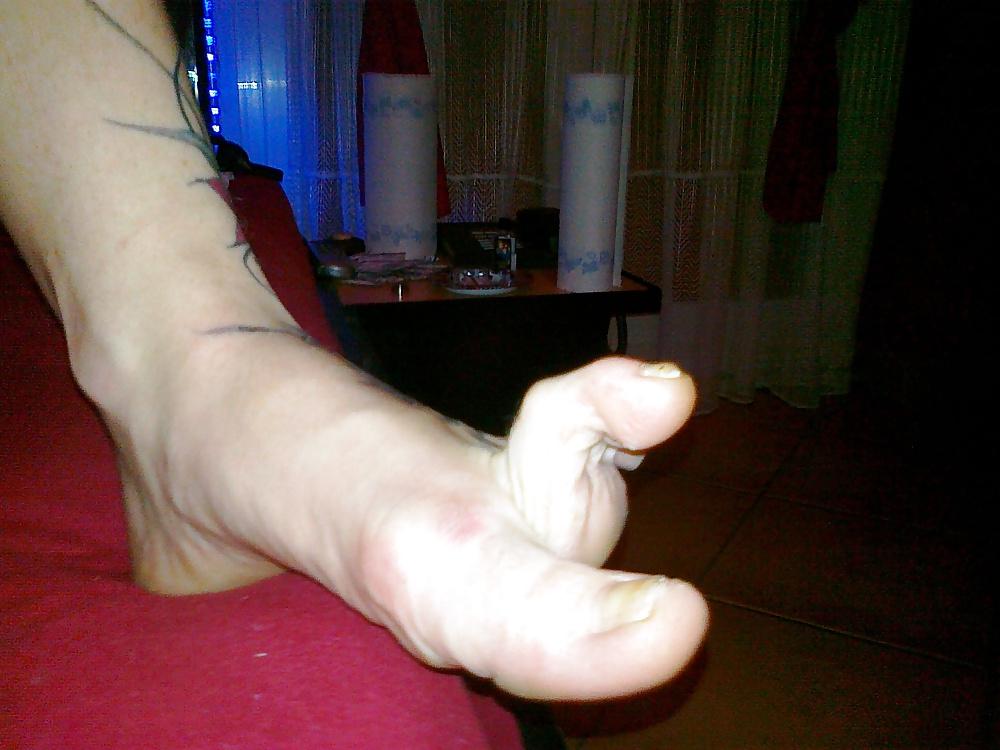 10P Karina 's Feet - Foot model spreads long flexible toes