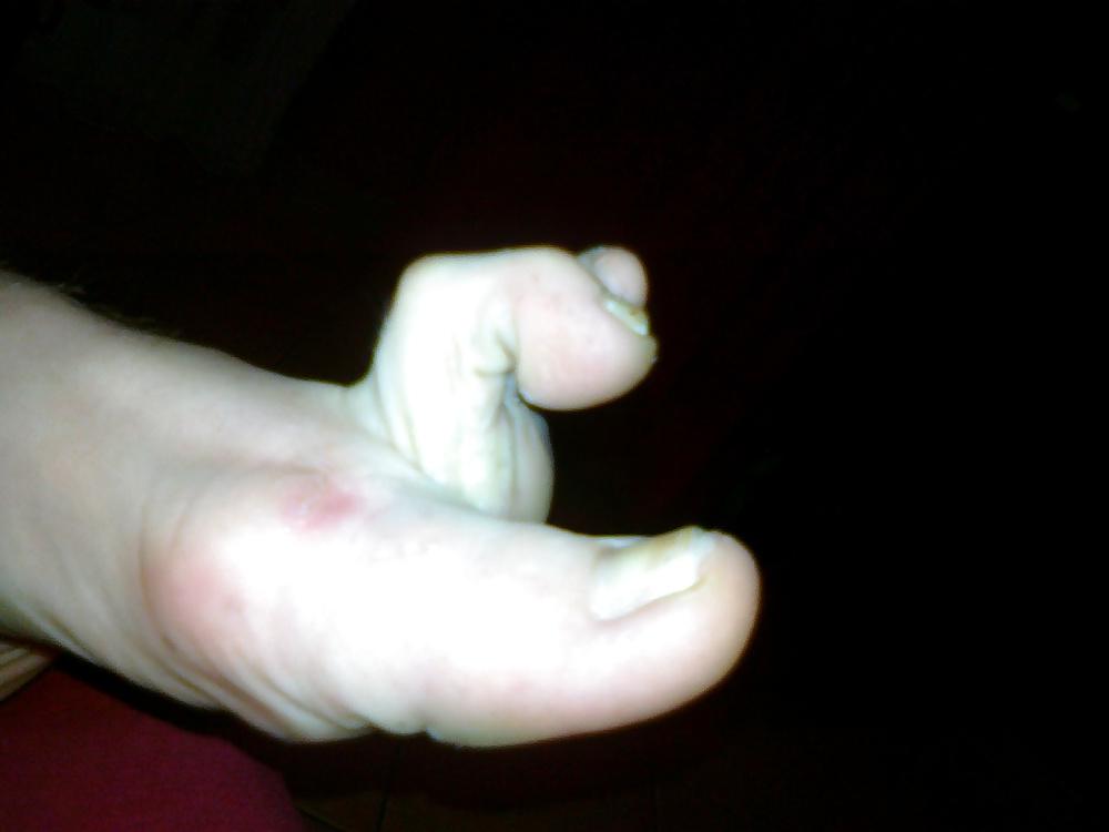 10P Karina 's Feet - Foot model spreads long flexible toes