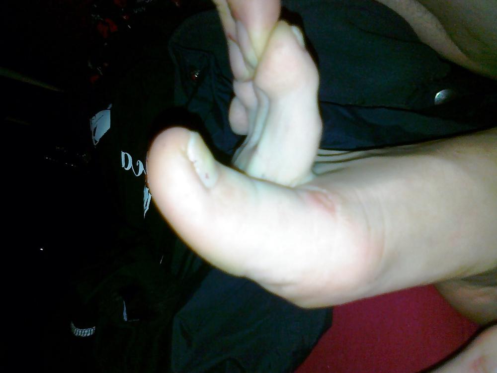 10P Karina 's Feet - Foot model spreads long flexible toes