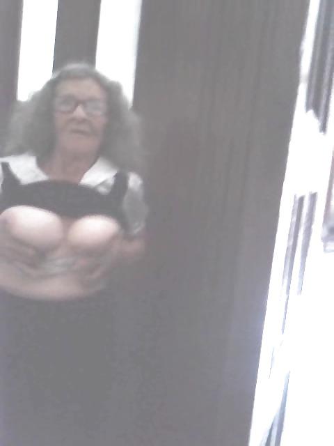 11P Very old granny tits