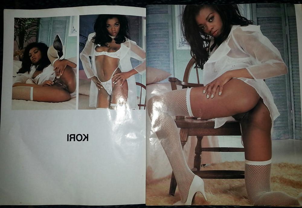 11P Ebony beauty in vintage magazine