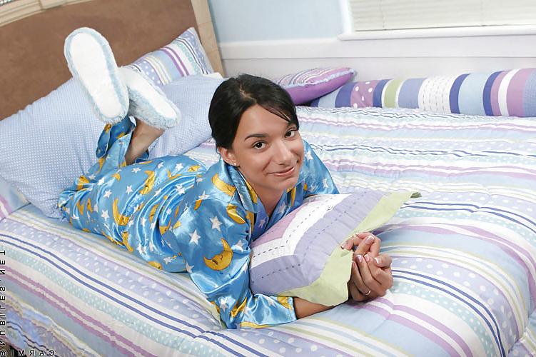 25P Blue Satin Pyjamas