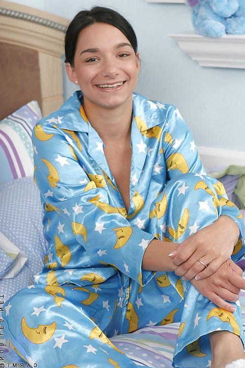 25P Blue Satin Pyjamas