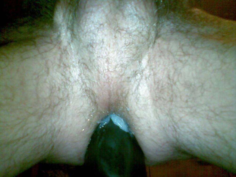 25P Big dildo and self fist