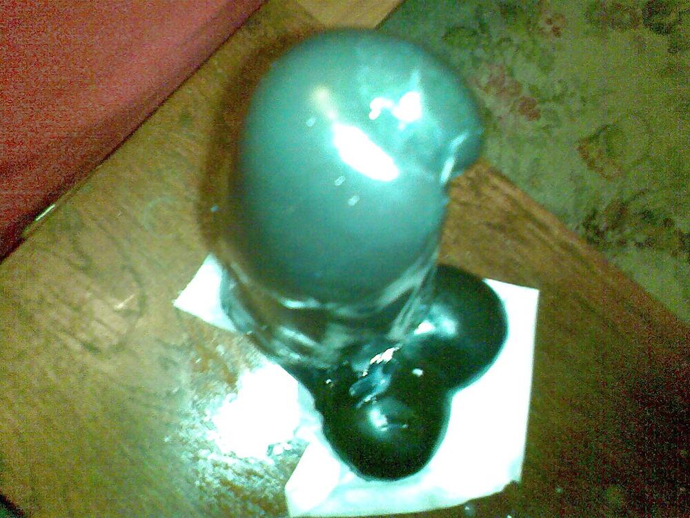 25P Big dildo and self fist