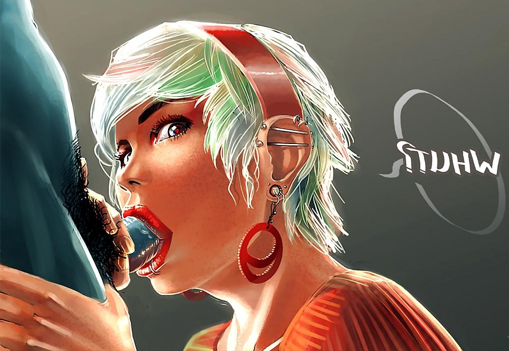 25P Drawn Hits - Toon Tits: Deepthroat Strangle
