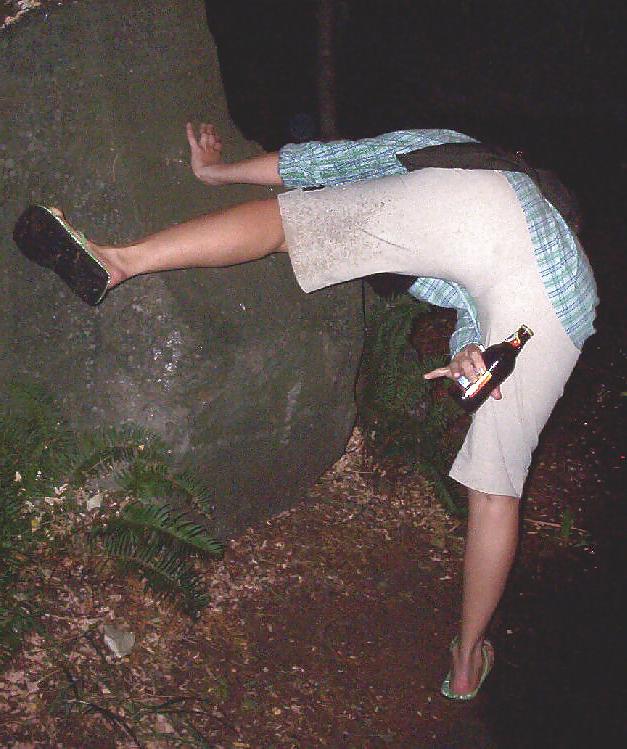 25P Brunette Sexy College Friend Partying