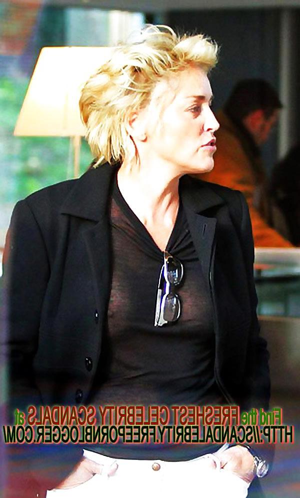 18P Sharon Stone See-Thru