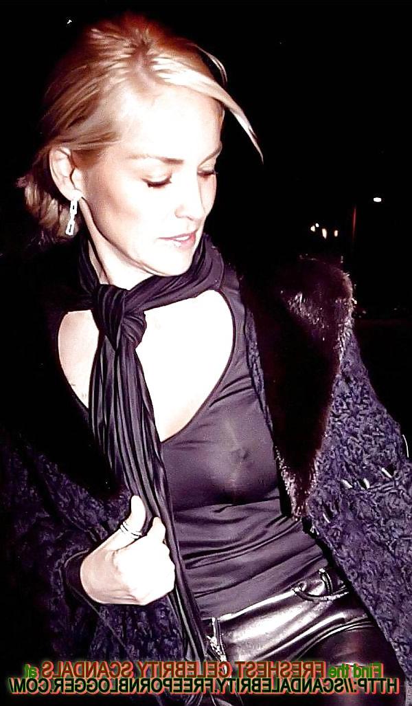 18P Sharon Stone See-Thru