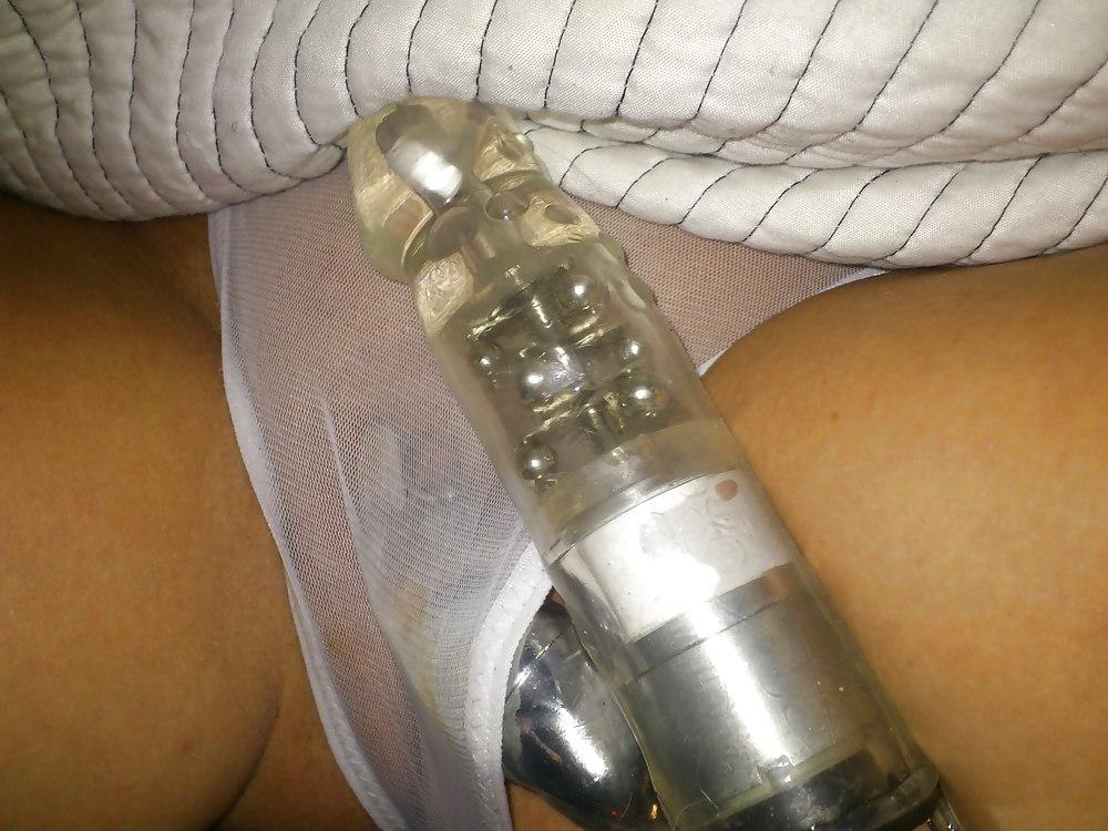 12P Wife in see thru body stockings