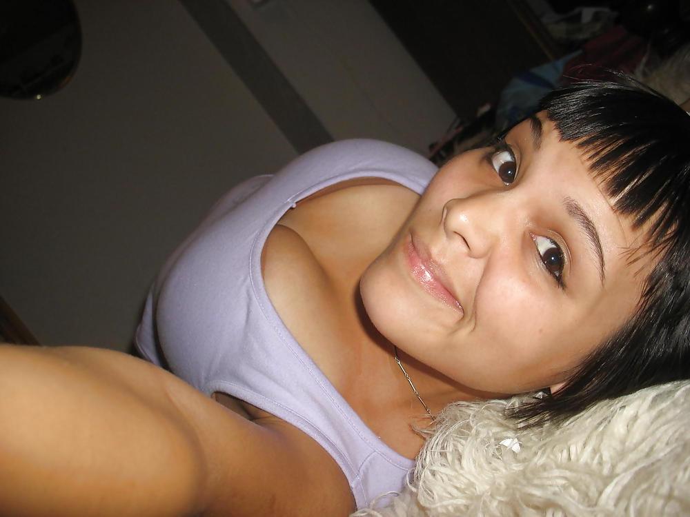 24P The Beauty of Amateur Latino Big Tits Teen