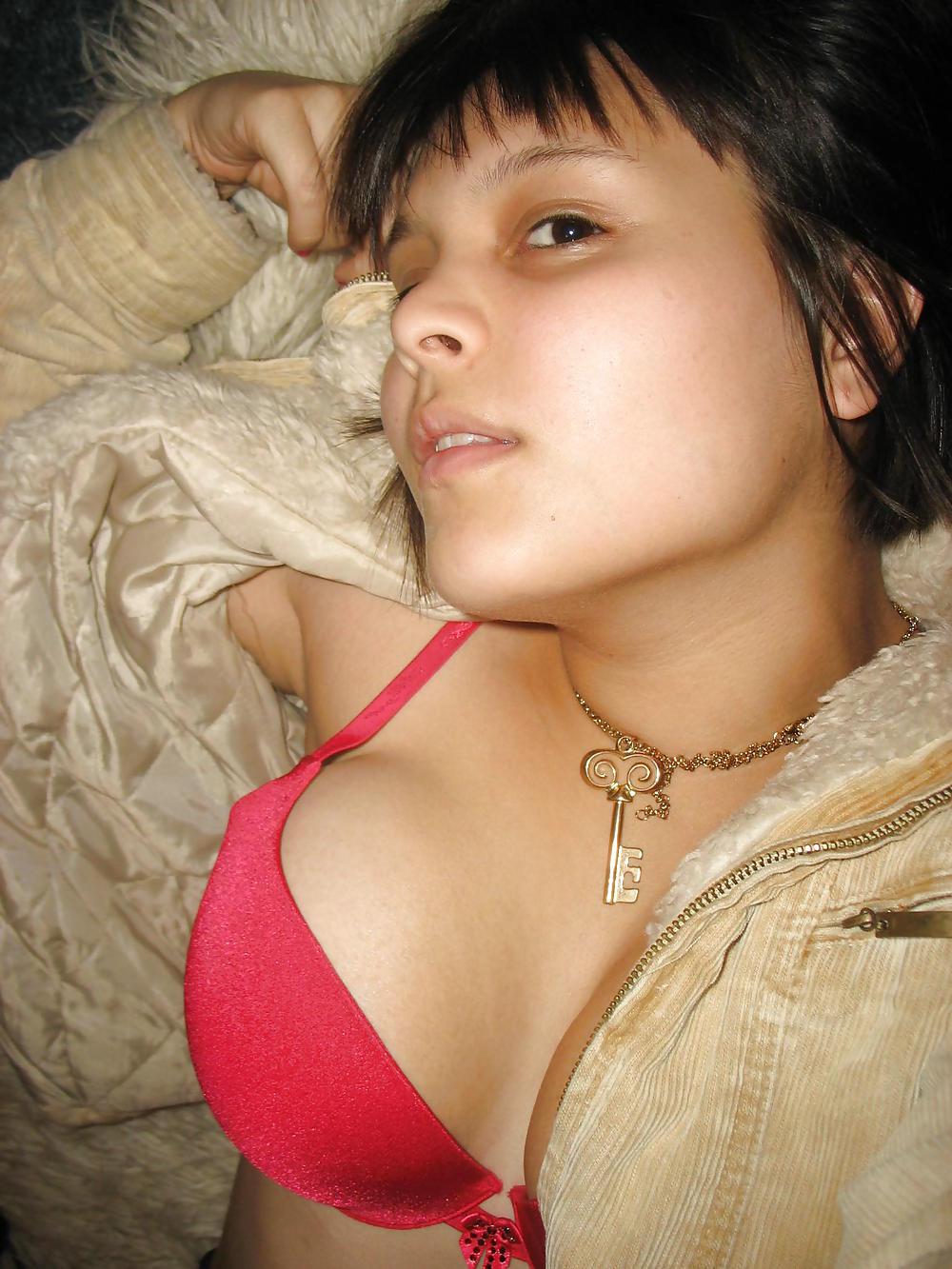 24P The Beauty of Amateur Latino Big Tits Teen
