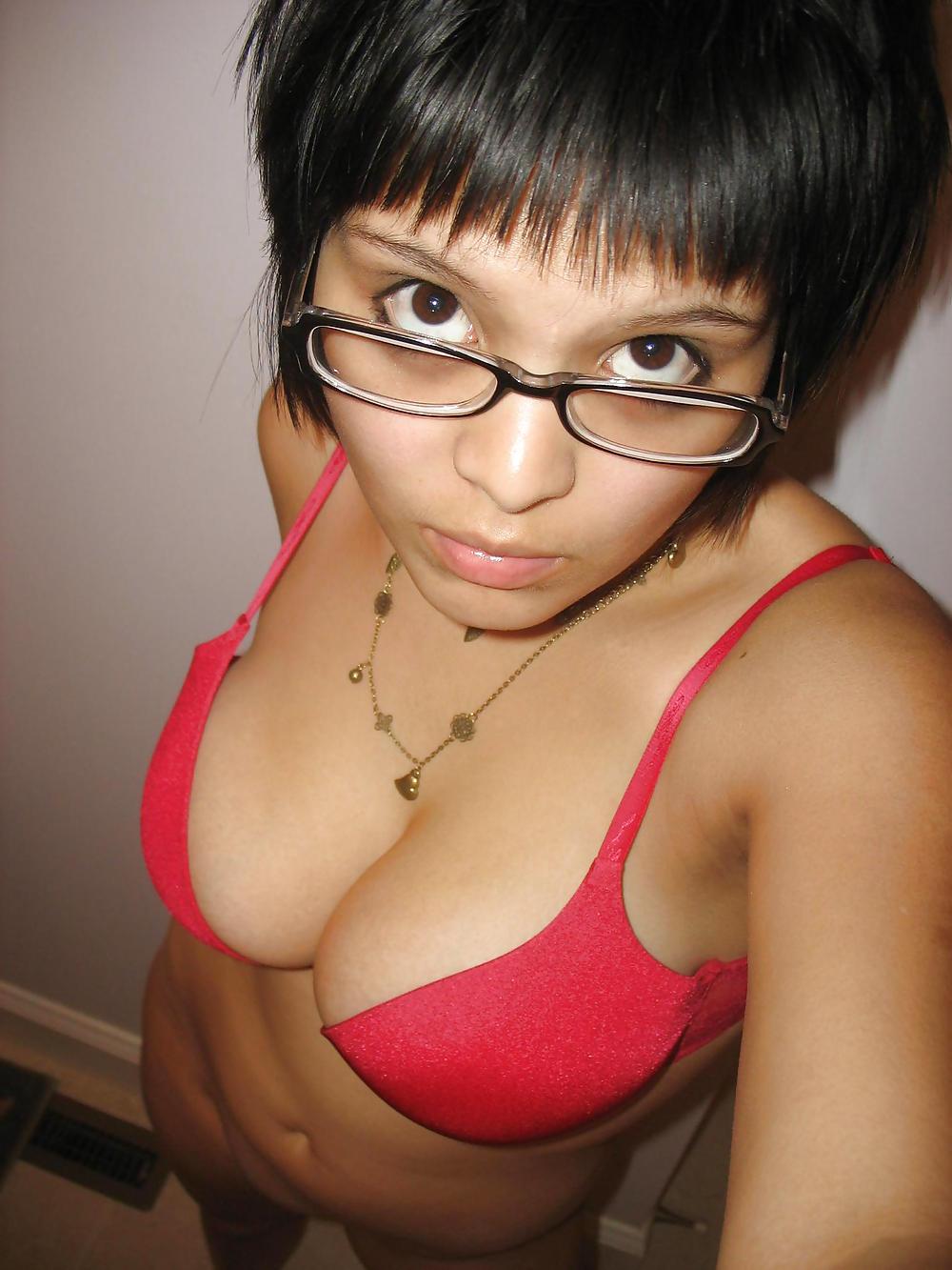 24P The Beauty of Amateur Latino Big Tits Teen
