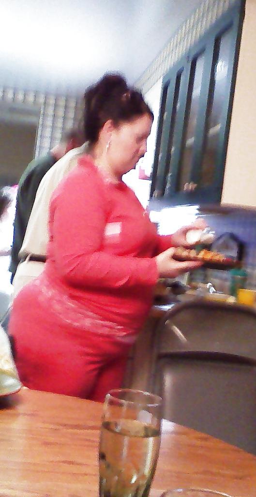 25P Spying on her BIG ASS