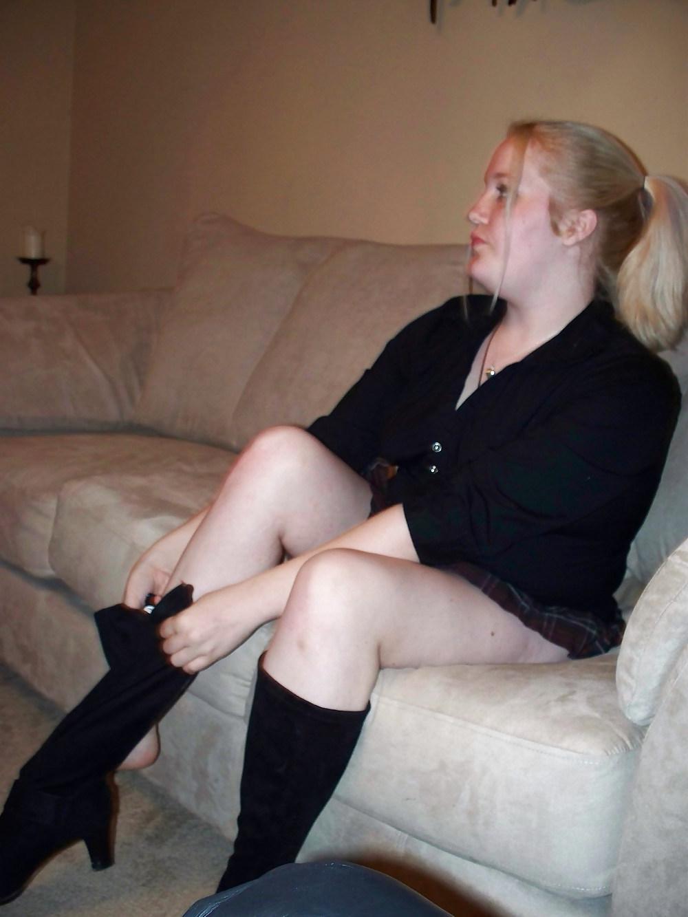 19P Ex-Wife In Schoolgirl Skirt and Pink Panties