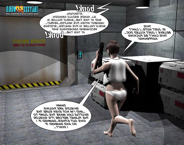 25P 3D Comic: Spermaliens 1. Part 2