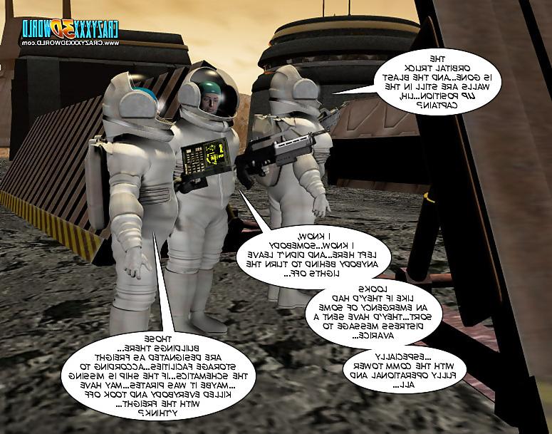 25P 3D Comic: Spermaliens 1. Part 1
