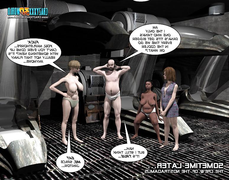 25P 3D Comic: Spermaliens 1. Part 1