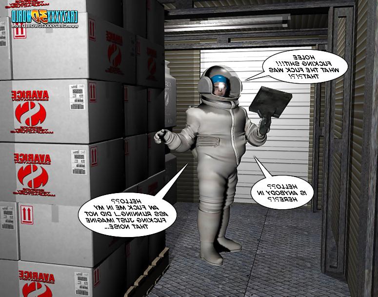 25P 3D Comic: Spermaliens 1. Part 1