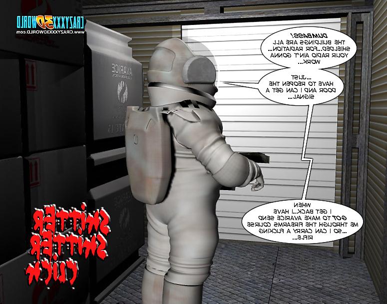 25P 3D Comic: Spermaliens 1. Part 1