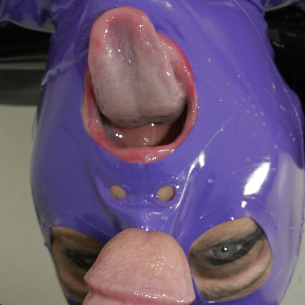 18P Deepthroat in lilac rubber