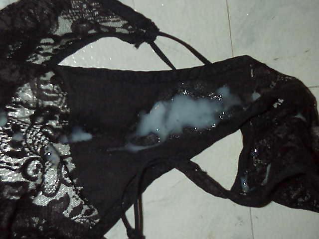 13P Spunk on her panties