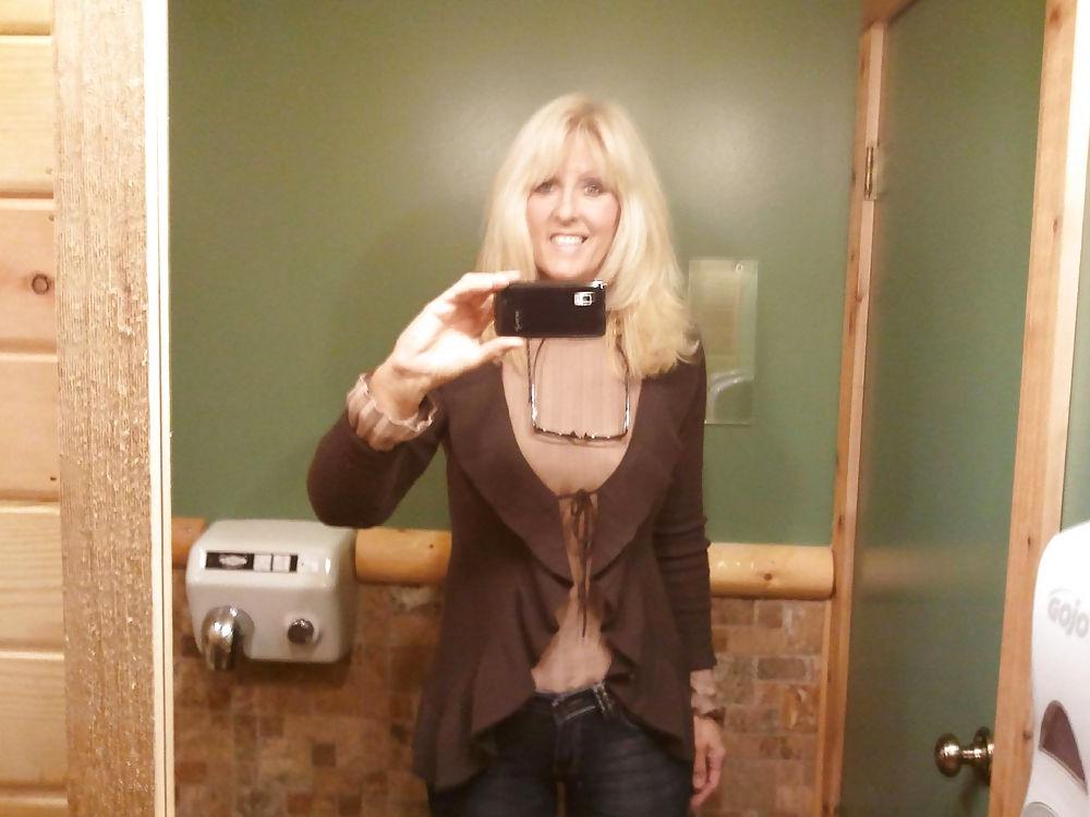 15P Mature Blonde Wife Self Shots