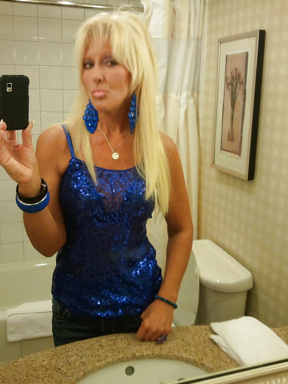 15P Mature Blonde Wife Self Shots