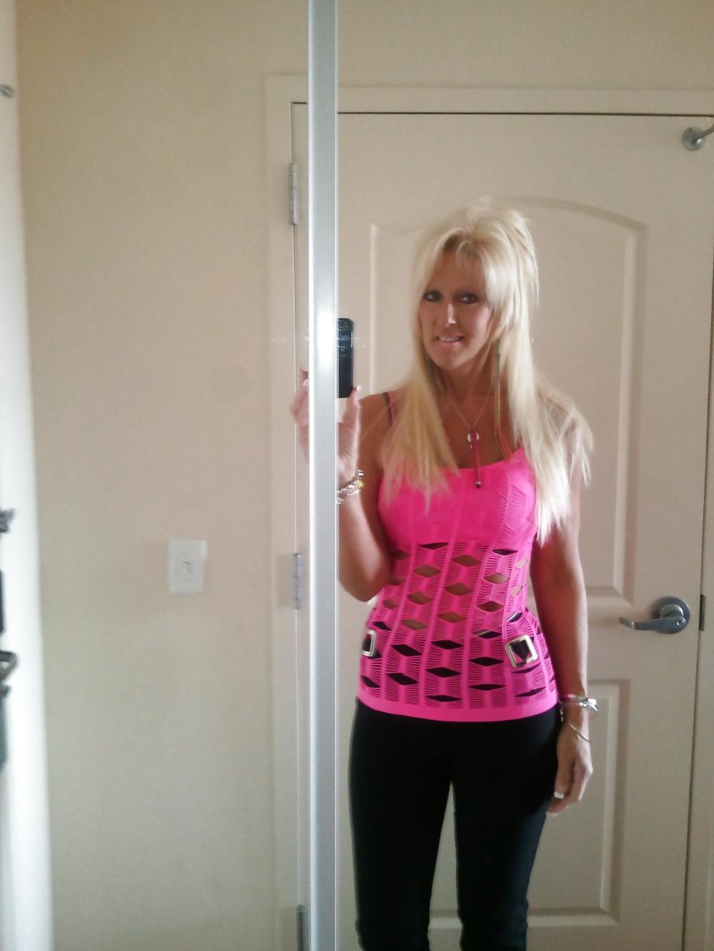15P Mature Blonde Wife Self Shots