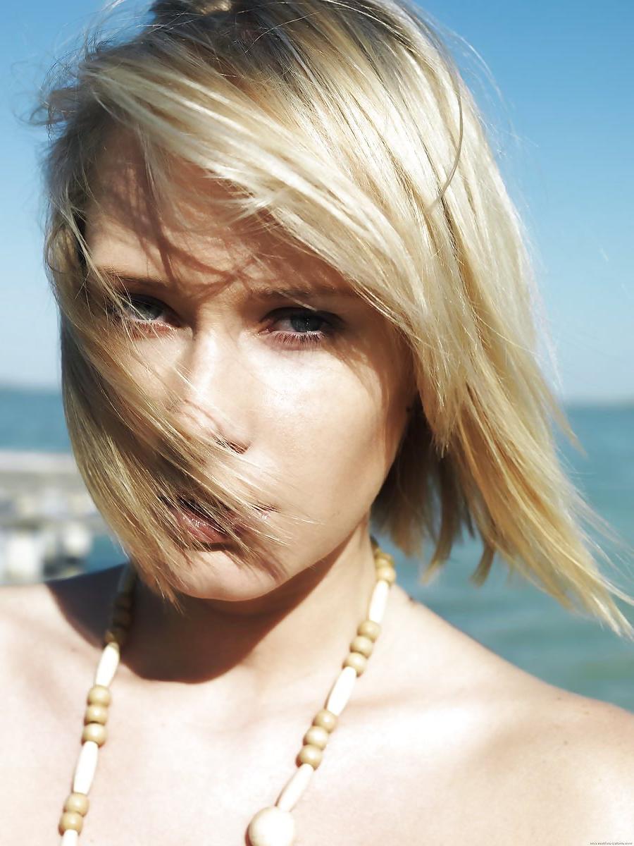 23P The Beauty of Nice Tits Blonde in Nature
