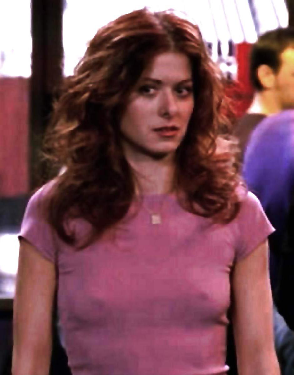 14P Debra Messing See-Thru 2